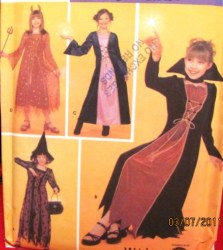 4862 4865 5937 SIMPLICITY GIRLS/ MS RENAISSANCE WITCH, DEVIL, GYPSY PATTERN 7-14 ,6-20 choice